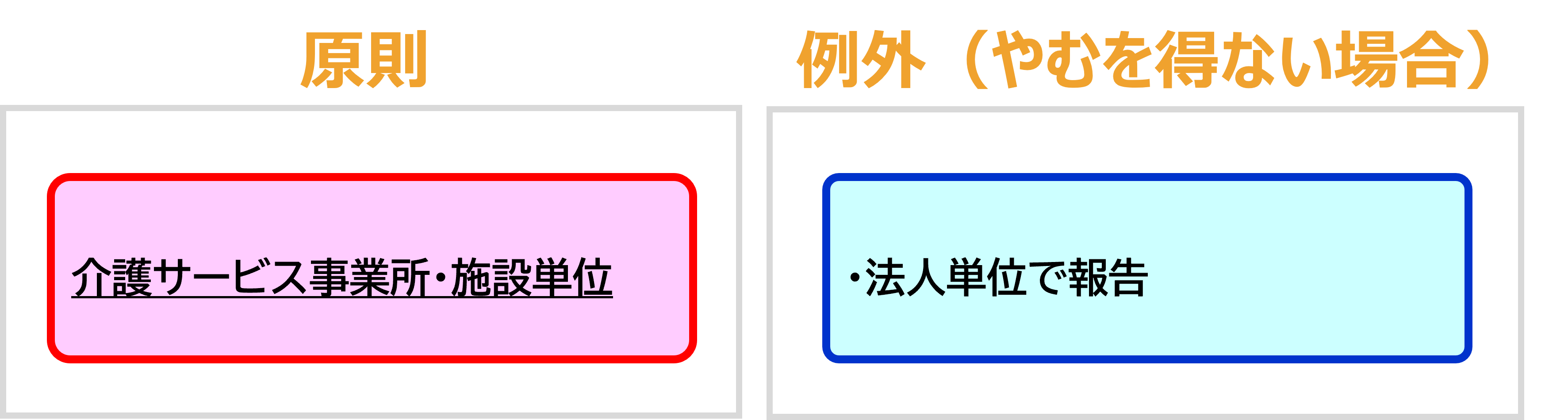 報告の単位